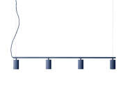 Závesná lampa Donna Line 120,  midnight blue