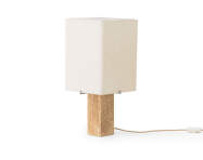 Stolná lampa Nonna H49, travertine