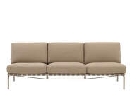 Pohovka Settle Sofa 3-Seater bez podrúčiek, Ribbed Weave 5/taupe