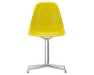 Stolička Eames DSL, mustard / polished aluminum