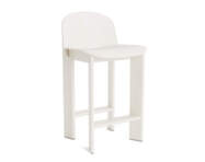 Barová stolička Chisel 35 H65, cream white lacquered beech