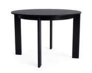 Jedálenský stôl Chisel 25 Round Ø110, black lacquered oak