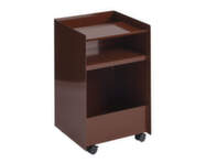 Stolík Folded Trolley Low Open, dark red