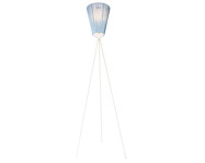 Stojacia lampa Oslo Wood, light blue