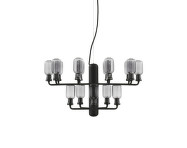 Luster Amp Chandelier Small, smoke/black