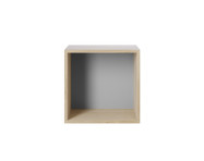 Policový diel Stacked medium, oak / light grey