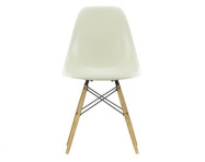 Stolička Eames Fiberglass DSW, parchment/ash