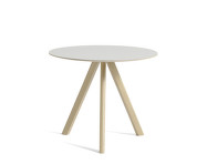 Stôl Copenhague CPH 20 Ø90, oak/off white linoleum