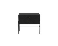 Komoda Luxe 2 drawers low, black stained oak