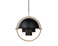 Závesná lampa Multi-Lite Small, black/brass