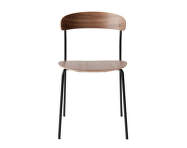 Stolička Missing Chair, lacquered walnut