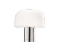 Stolná lampa Bellhop Glass T, bright aluminum