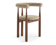 Čalúnená stolička Bukowski, walnut/Megan 026