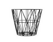 Kôš Wire Basket medium, black
