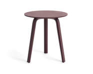 Stolík Bella Coffee Table Ø45x49, dark bordeaux