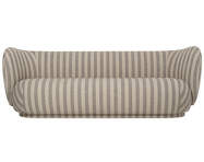 Sofa Rico 3, Louisiana sand / off-white