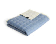 Prikrývka Mega Dot Organic 195x245, dusty blue