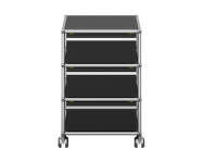 Zásuvkový kontajner na kolieskach USM Haller M26, graphite black