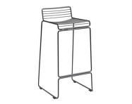 Barová stolička Hee Bar Stool, high grey