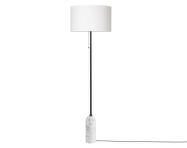 Stojacia lampa Gravity, white marble/white shade