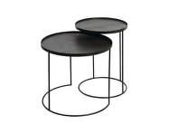 Odkládací stolík Round tray side table set, large/small