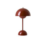 Prenosná lampička Flowerpot VP9, red brown