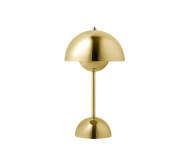 Prenosná lampička Flowerpot VP9, brass