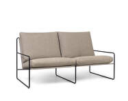 Outdoorová sofa Desert Dolce 2-seater, black/dark sand