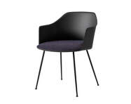 Stolička Rely HW34 s podrúčkami, black/black/Zero 010