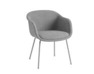 Stolička Fiber Conference Armchair Tube Base, grey/Remix 133