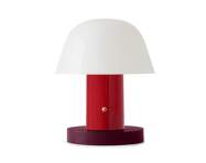 Stolná lampa Setago JH27, maroon & grape