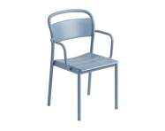 Stolička Linear Steel Armchair, pale blue