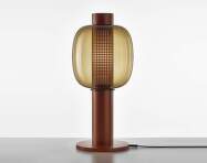 Stojacia lampa Bonbori Large PC1164, smoke brown / copper metallic