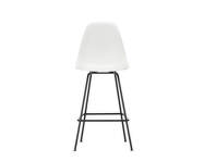 Barová stolička Eames Plastic Low, white