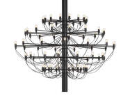 Luster 2097/75 Clear Bulbs, matte black
