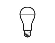 Stmievateľná LED žiarovka Flos E27 25W 2700K