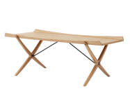 Konferenčný stolík X HM13, lacquered oak and walnut