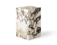 Odkladací stolík Plinth Tall, Calacatta Viola