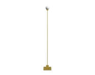 Prenosná stojacia lampa Snowball, brass
