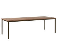 Jedálenský stôl Drip HW117, bronzed/lacquered walnut