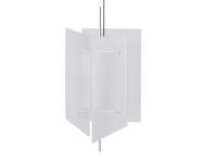 Závesná lampa Oeste, clear glass
