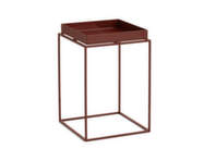 Stolík Tray Table 30x30 High, chocolate high gloss