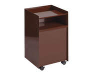 Stolík Folded Trolley Low Drawer, dark red