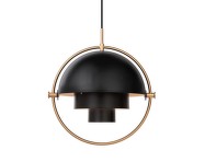 Závesná lampa Multi-Lite, black/brass