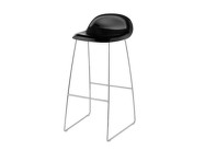Barová stolička 3D Bar Stool, black/sledge base