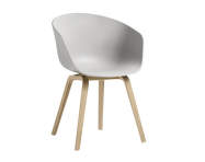 Stolička AAC 22 Matt Lacquered Oak Veneer, concrete grey