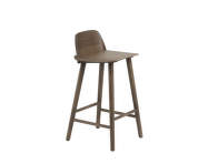 Barová stolička Nerd 65 cm, stained dark brown