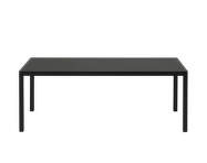 Jedálenský stôl Workshop 200x92, black oak / black linoleum