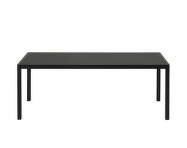 Jedálenský stôl Workshop 200x92, black oak / black linoleum