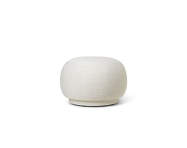 Pouf Rico bouclé, off-white